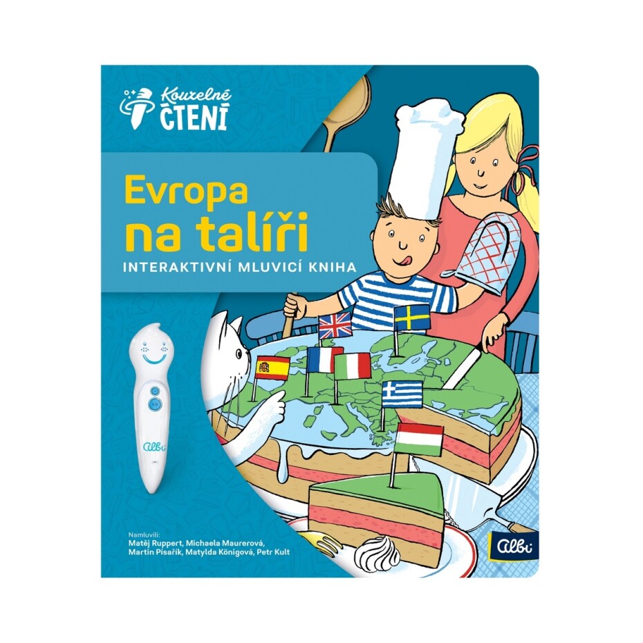 Kouzelné čtení Kniha Evropa na talíři - main (2)