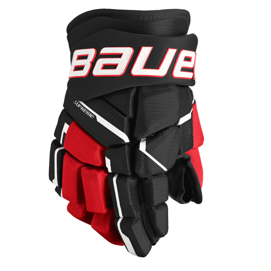 Hokejové rukavice Bauer Supreme M5PRO Black/Red Junior 11 palců - main (0)