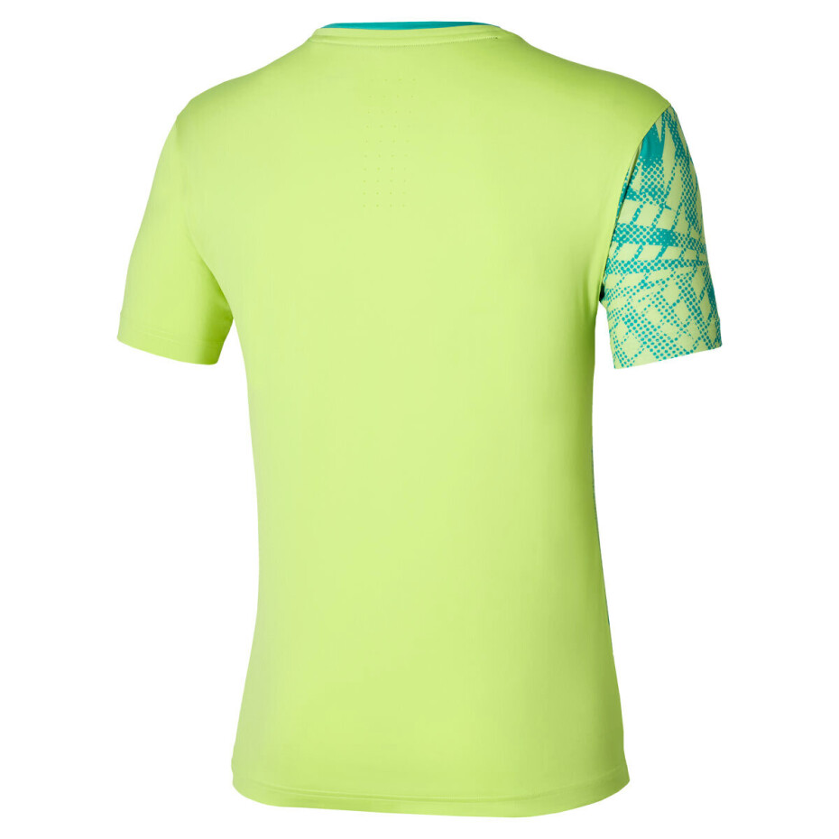Pánské tričko Mizuno  Mugen Shadow Graphic Tee Neo Lime  XL - main (1)