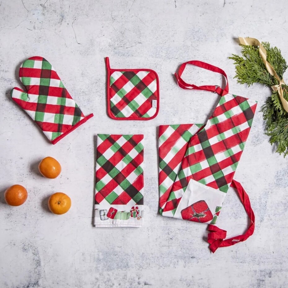 Altom Kuchyňská zástěra Xmas Gifts, 70 x 80 cm - main (2)