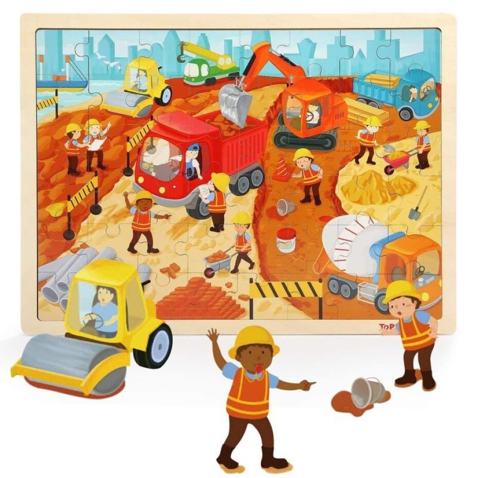Puzzle Stavba, dřevěné - main (0)