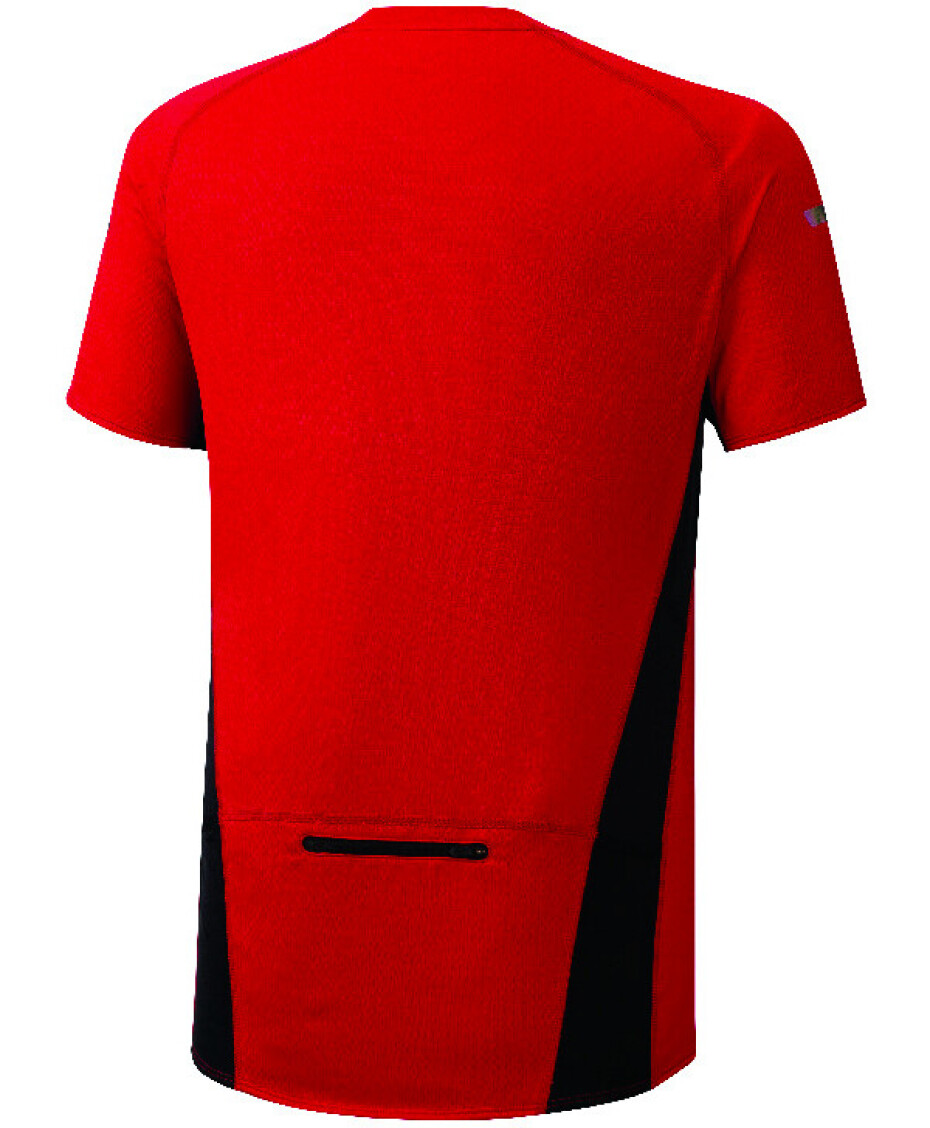 Pánské tričko Mizuno  Solarcut ER Trail HZ Tee red M - main (1)