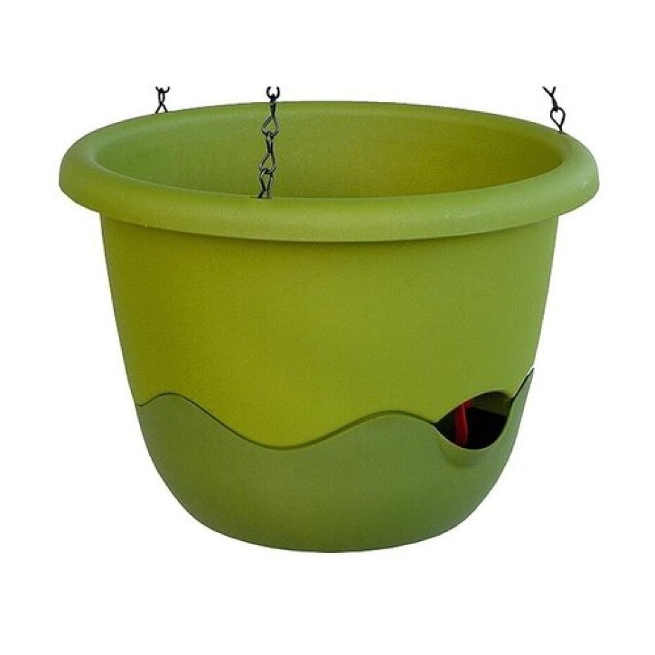 Plastia Samozavlažovací květináč Mareta zelená , pr. 30 cm, pr. 30 cm - main (0)