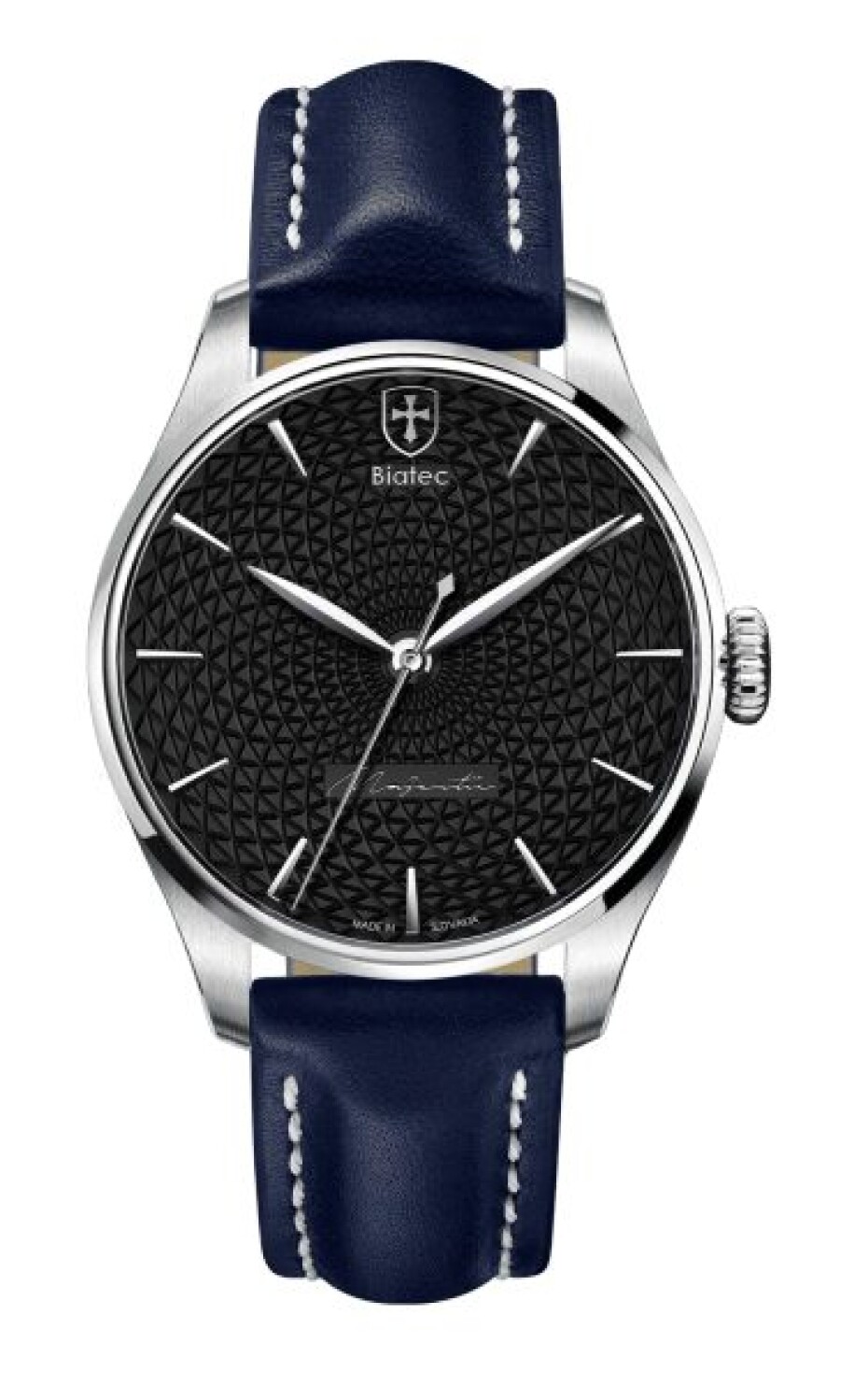 Biatec Majestic 01 N - Modrý kožený řemínek - main (0)