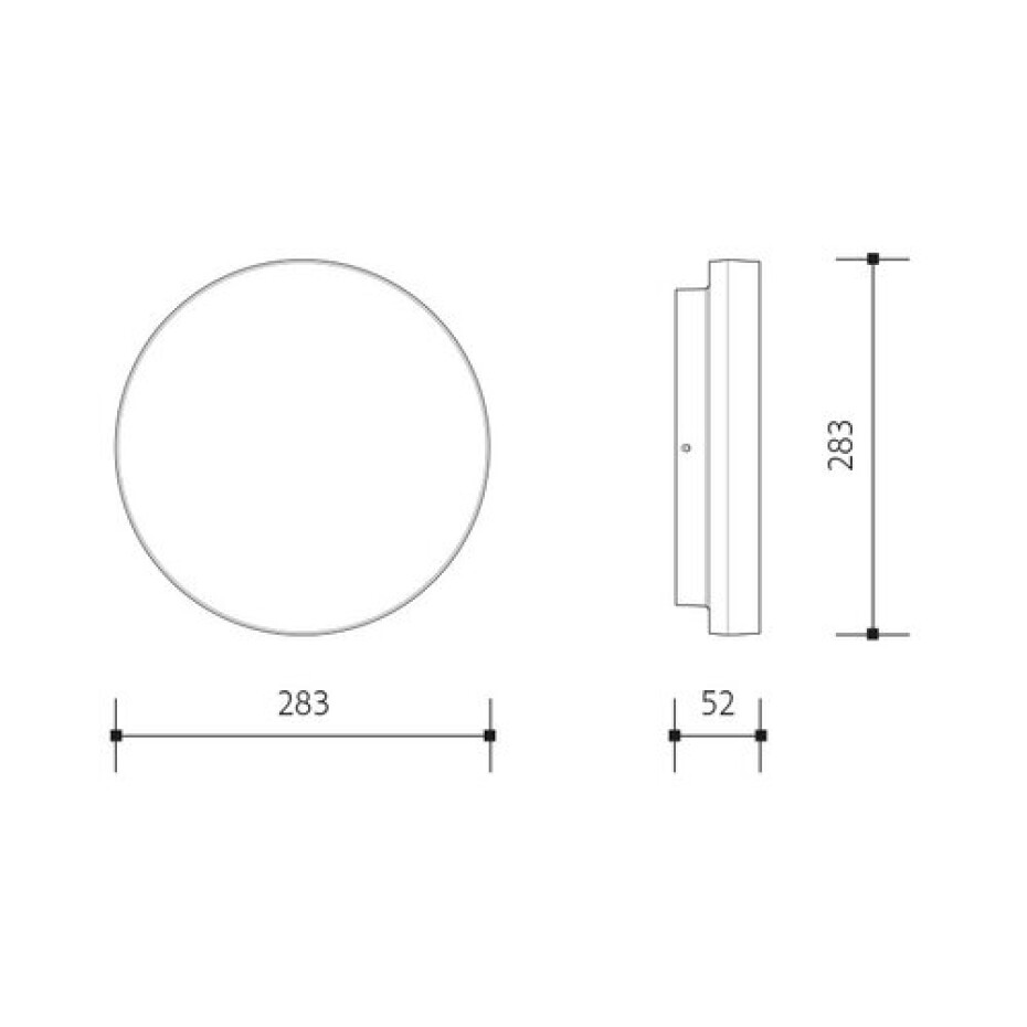 Panlux Přisazené LED svítidlo Verona Circle Smart bílá, pr. 28,3 cm, IP54 - main (7)