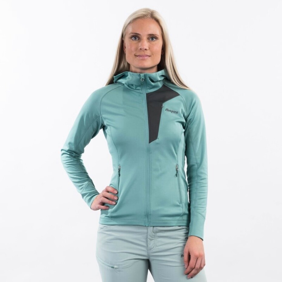 Dámská bunda Bergans  Skaland Hood Green L - main (2)