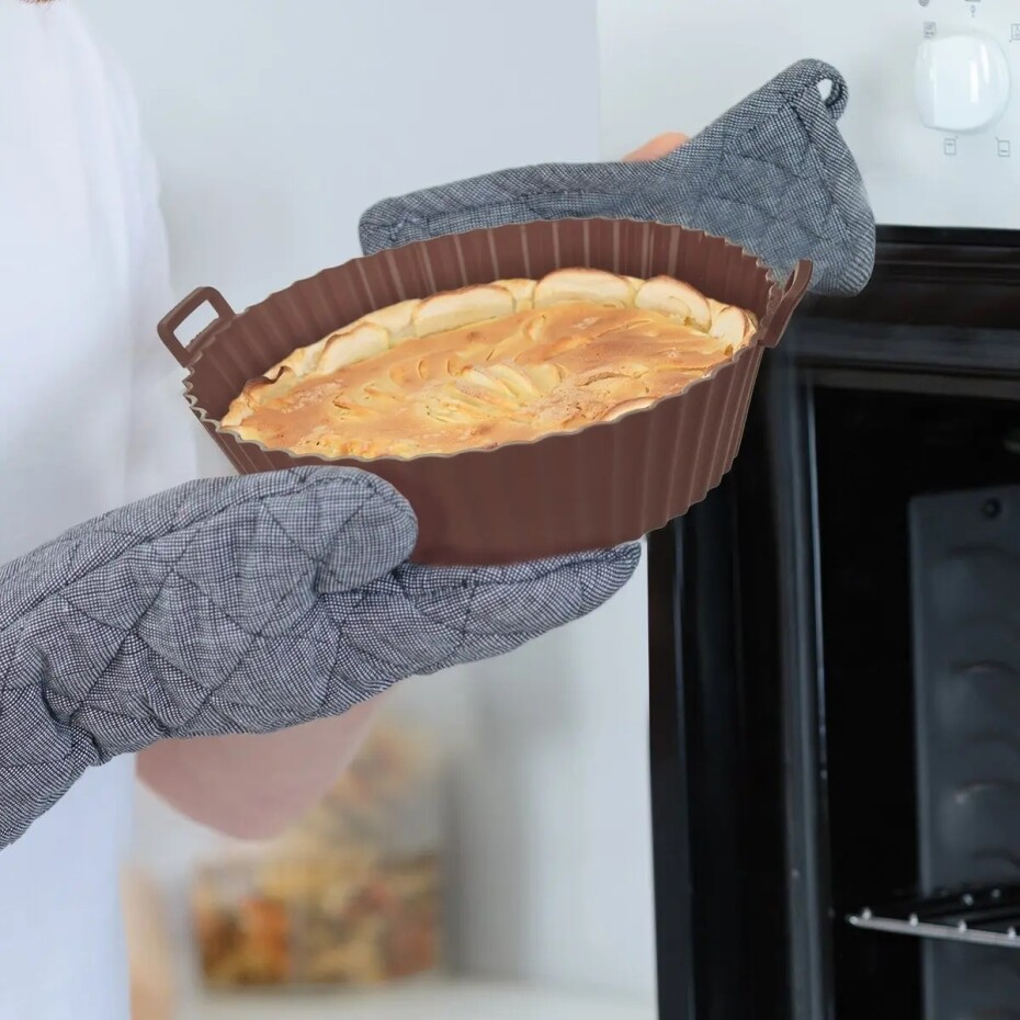 Orion Silikonová forma na pečení do horkovzdušné fritézy, 20 cm - main (4)