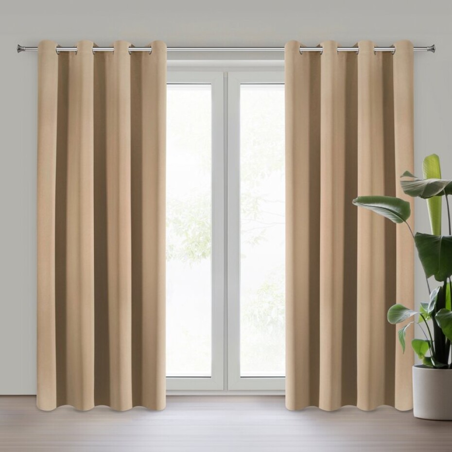 ArtFir Zatemňovací závěs ADLEY K | béžová 135 x 250 cm - main (0)