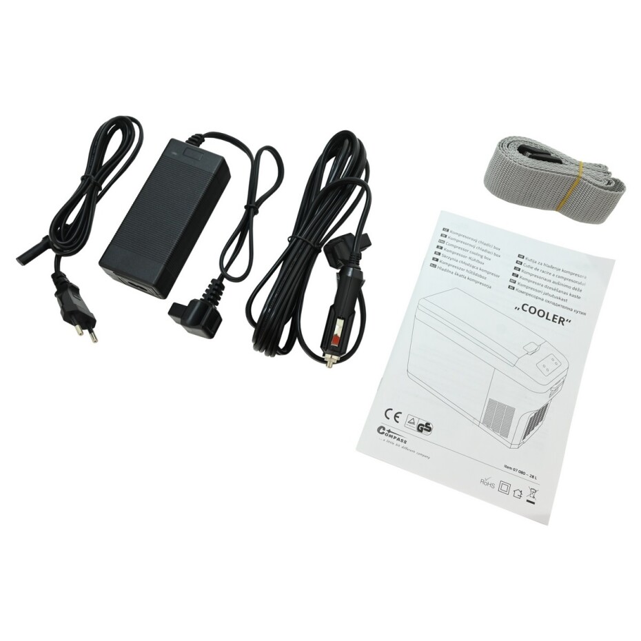 Compass 07080 chladící a mrazící box Cooler, 28 l, 12/24/230 V - main (5)