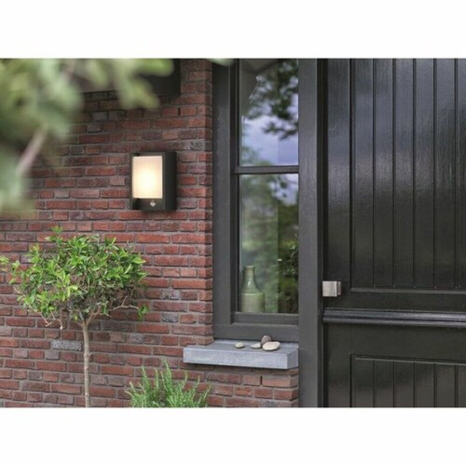 Philips 16461/93/P3 Arbour Venkovní nástěnné LED svítidlo s čidlem 22 cm, antracit - main (3)