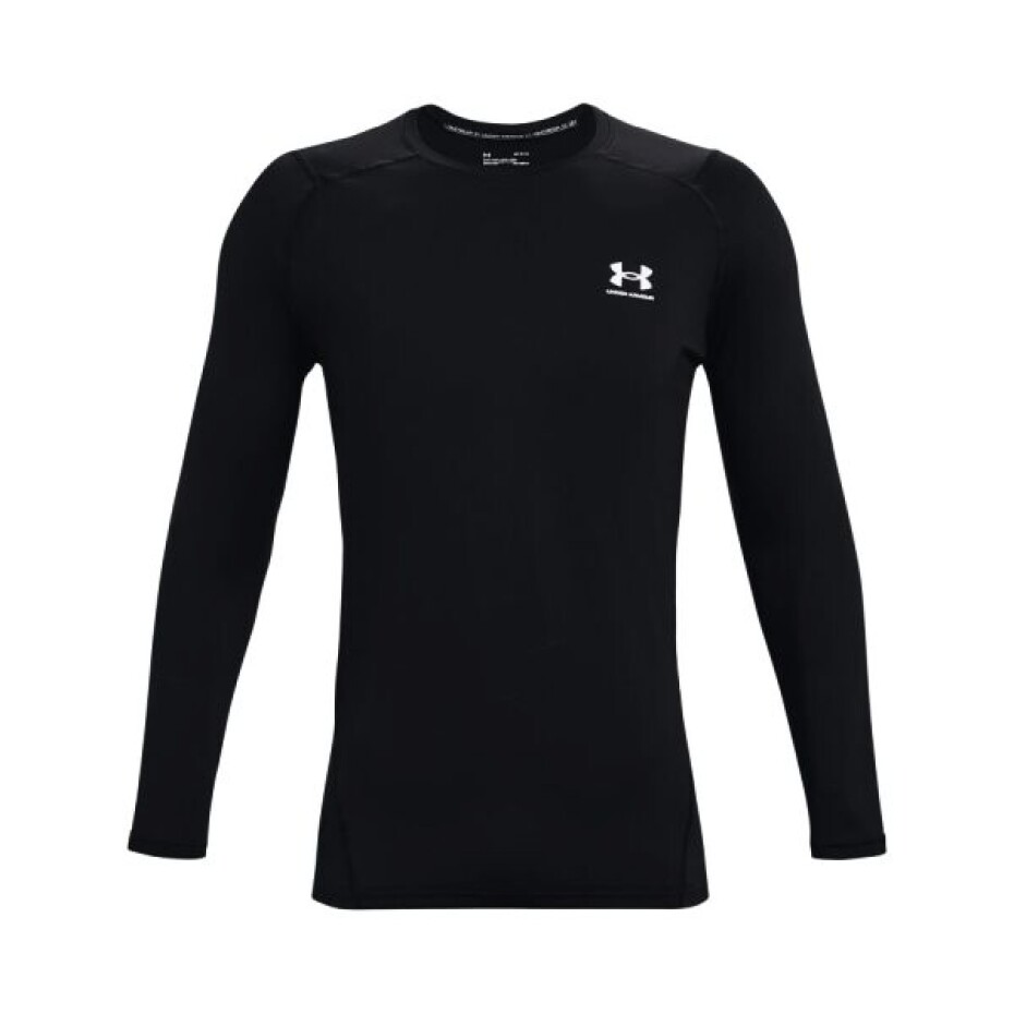 Pánské tričko Under Armour HeatGear Fitted LS Black M - main (0)
