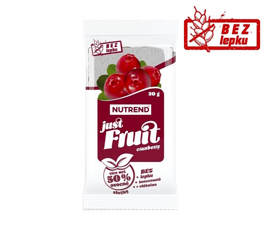 Nutrend Just Fruit 30 g brusinka - main (0)