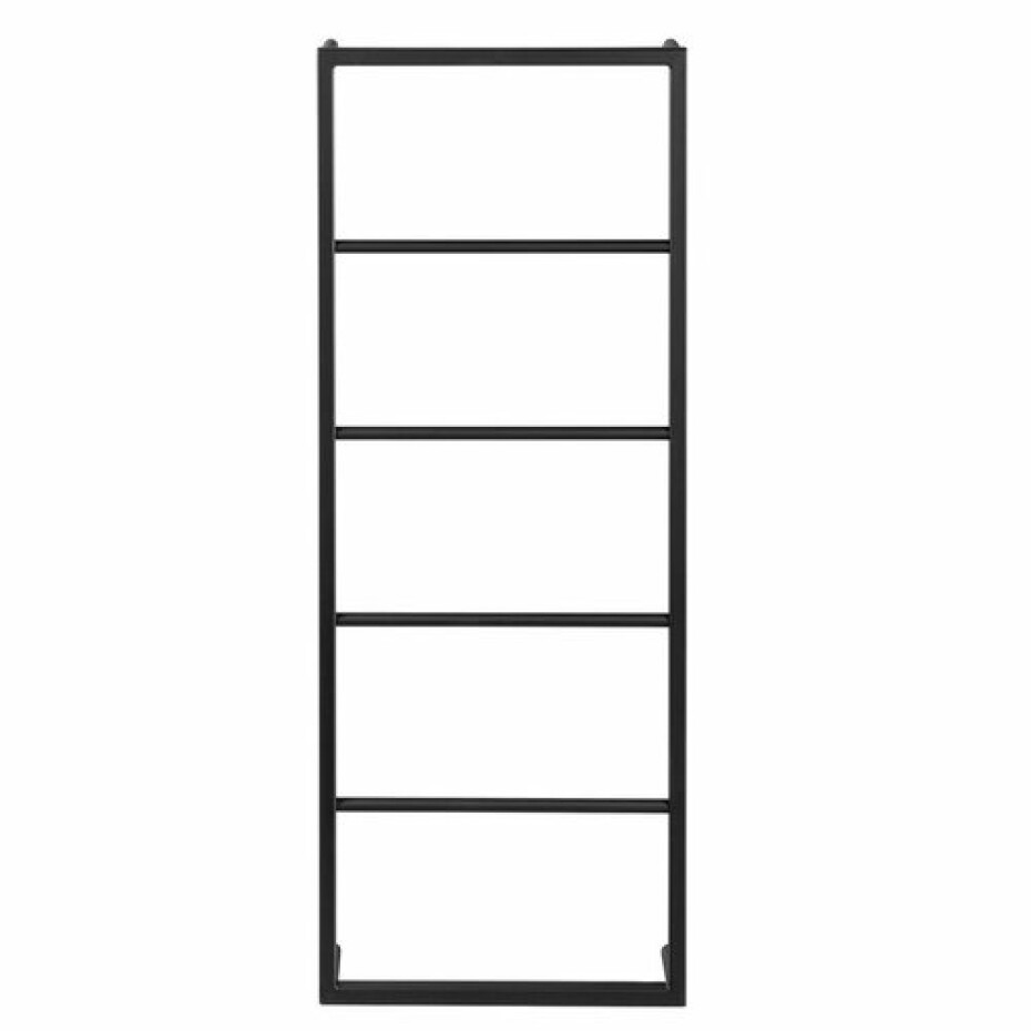 SAPHO Ska501 Ska nástěnný sušák ručníků 45 x 115 x 10 cm, černá mat - main (2)