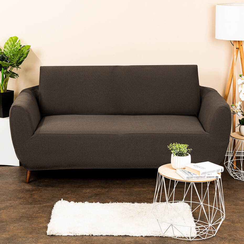 4Home Multielastický potah na dvojkřeslo Comfort hnědá, 140 - 180 cm - main (0)