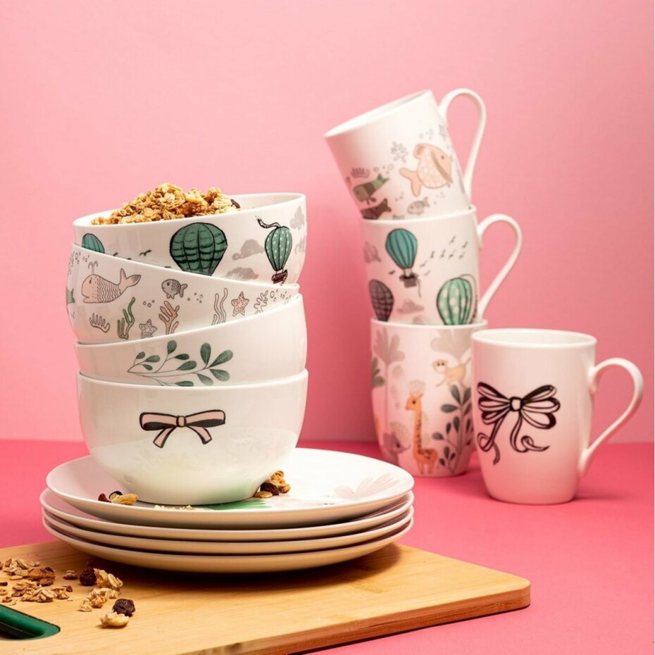 Florina 3dílná porcelánová sada Rybky - main (4)