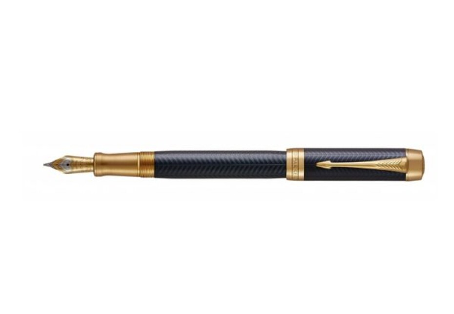 Plnicí pero Parker Duofold Prestige Blue Chevron 1502/81313 - hrot F (slabý) - main (2)