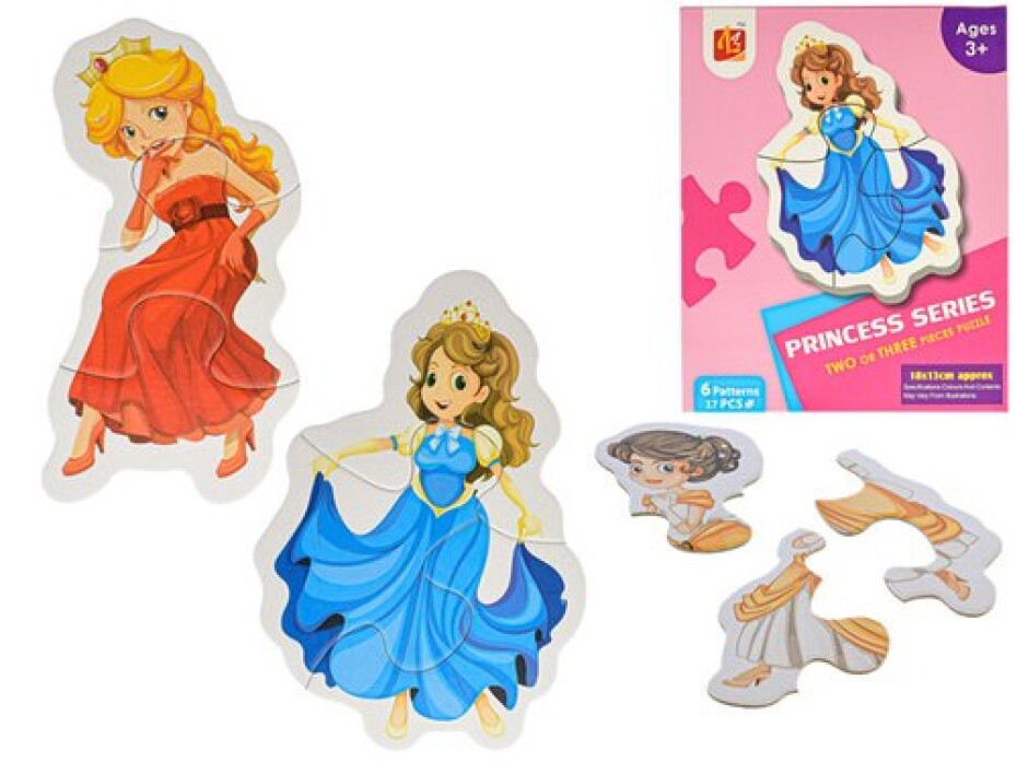 Puzzle dětské Princezny 17 dílků - main (0)