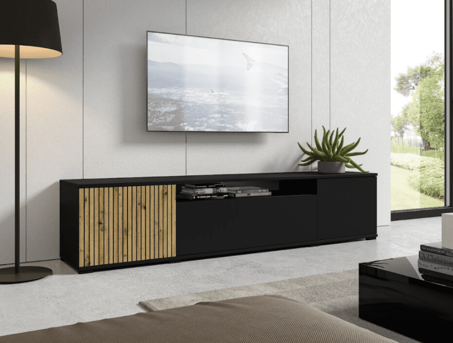 ArtPK TV stolek ROSS 200 Provedení: TV stolek s LED osvětlením - main (1)