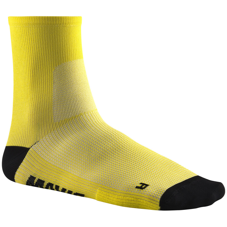 Cyklistické ponožky Mavic  Essential Mid Sock Yellow  EUR 43-46 - main (0)