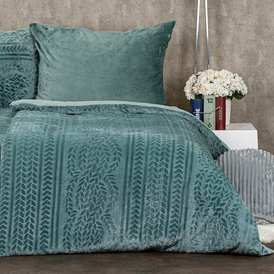 4Home Povlečení mikroflanel Knit, 140 x 200 cm, 70 x 90 cm - main (1)