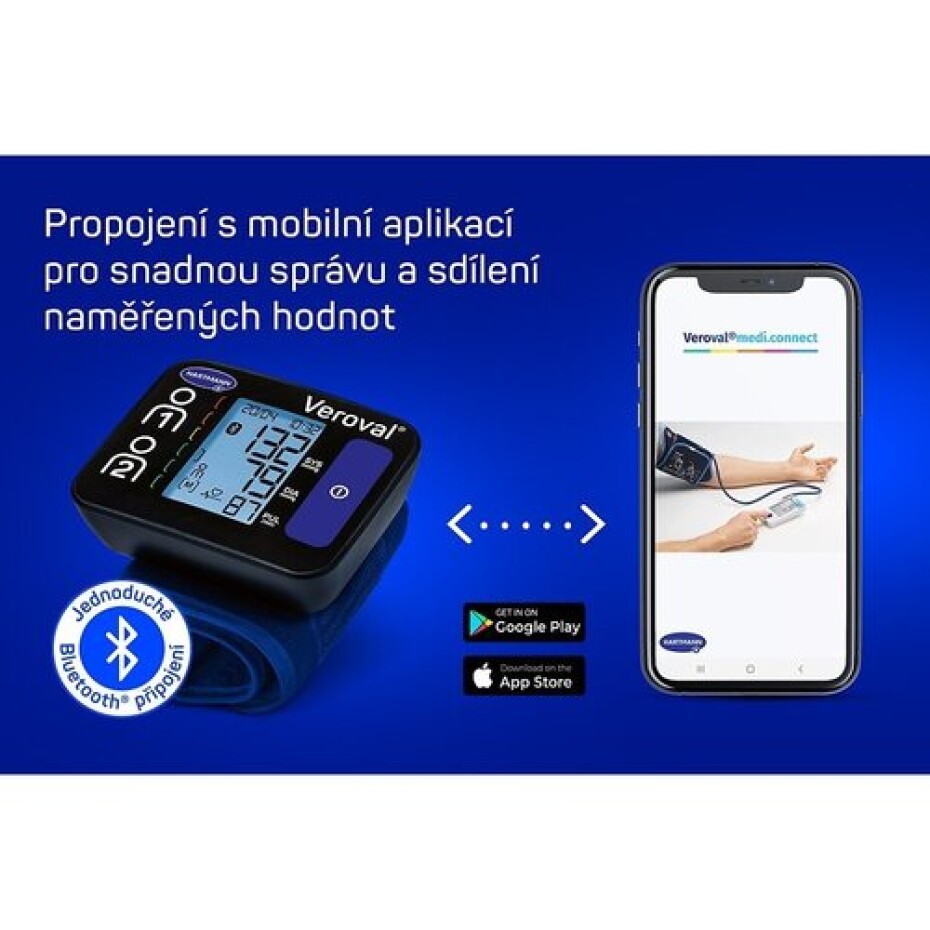 Hartmann Veroval Zápěstní tlakoměr Compact Connect BPW26 - main (3)