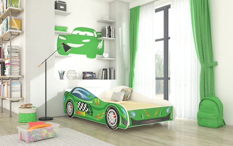 ArtAdrk Dětská auto postel SPEED | 70 x 140 cm - main (0)
