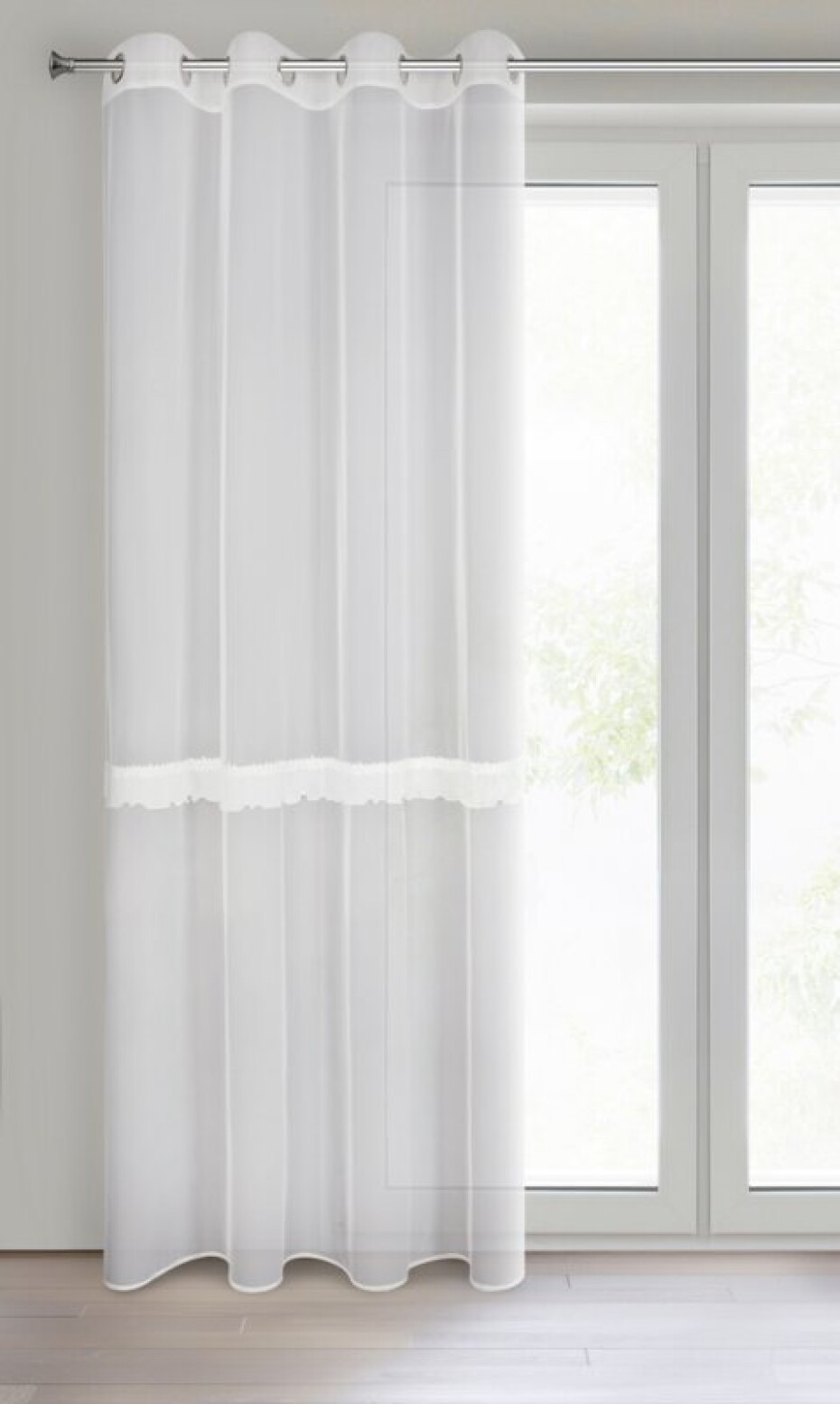 ArtFir Záclona SOFI K | bílá 140 x 260 cm - main (1)