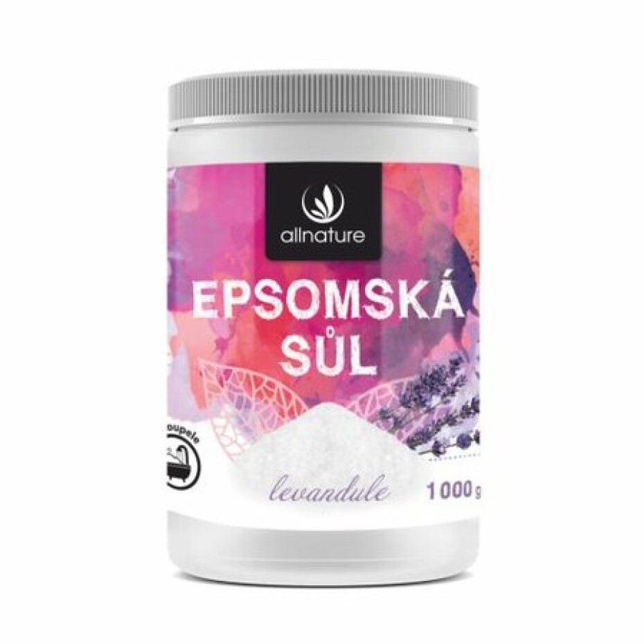 Allnature Epsomská sůl Levandule 1000 g - main (0)