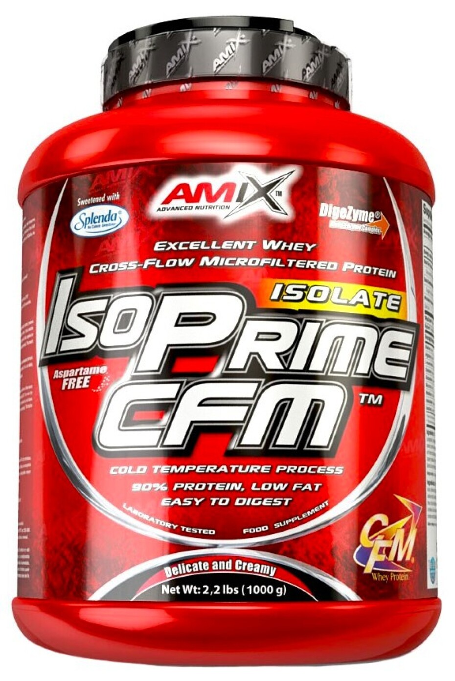 Amix Nutrition IsoPrime CFM Isolate 1000 g dvojitá bílá čokoláda - main (0)