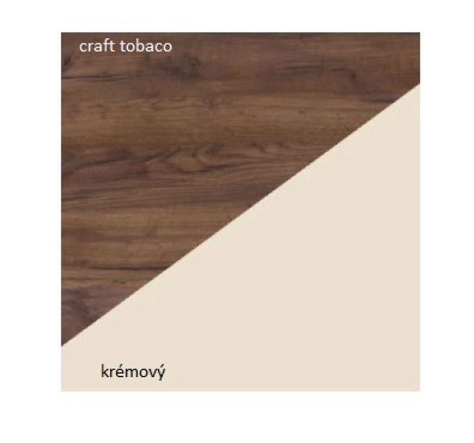 ArtCross Vitrína STELLA | STE-06 Barva: craft tobaco / krémový - main (0)