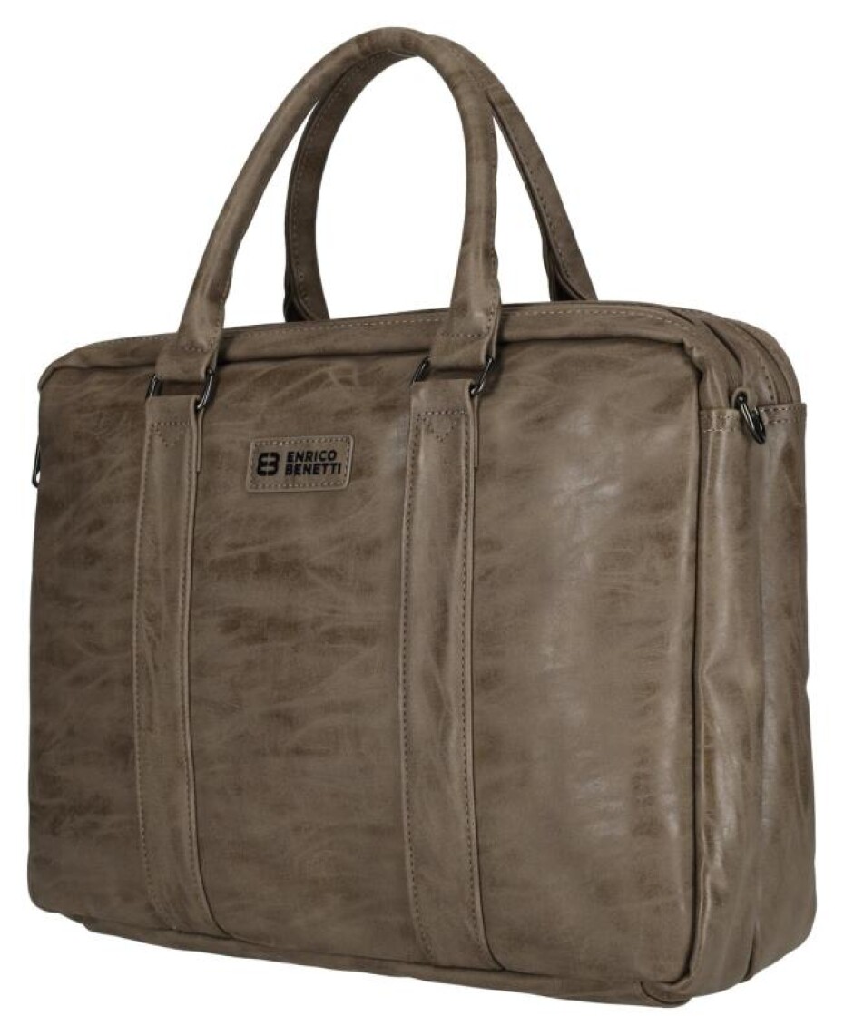 Enrico Benetti Rotterdam 15" Notebook Bag Medium Taupe taška - main (0)
