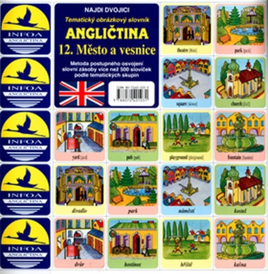 Najdi dvojici - Angličtina - 12. Město a - kolektiv autorů - main (0)