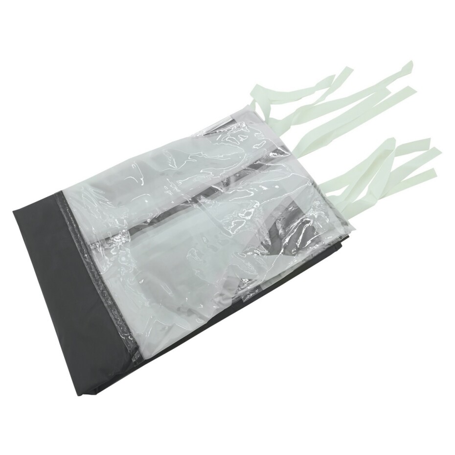 Cattara 13345 Bočnice s okny pro párty stan Waterproof, šedá, 2 x 3 m - main (1)