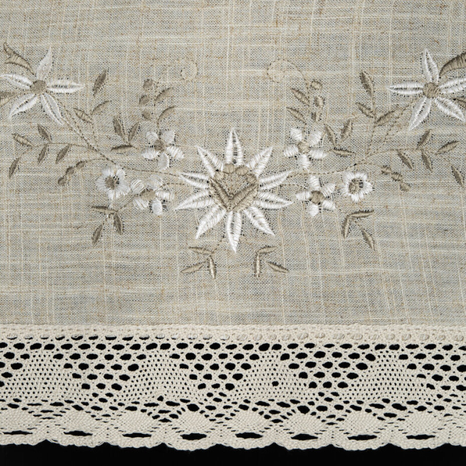 ArtFir Krátká záclona VERONICA P | béžová 150 x 30 cm - main (4)
