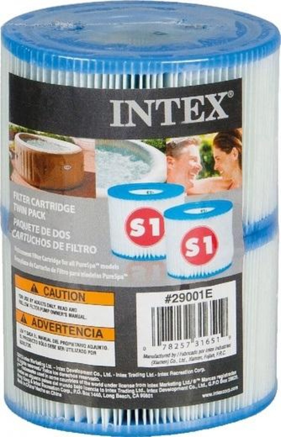 Intex 29001 Whirlpool filtrační kartuše S1 (2 ks) - main (0)