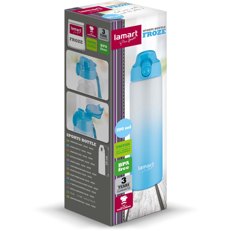 Lamart LT4055 sportovní láhev Froze 0,7 l, modrá - main (3)
