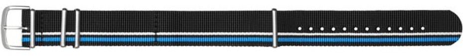 Traser řemen textilní černo-modrý Blue Infinity (63) - 22 mm - main (0)