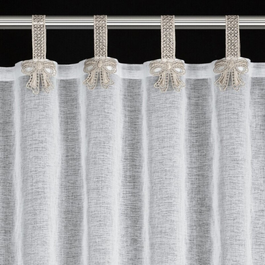 ArtFir Krátká záclona MELISA PU | bílá 150 x 30 cm - main (3)
