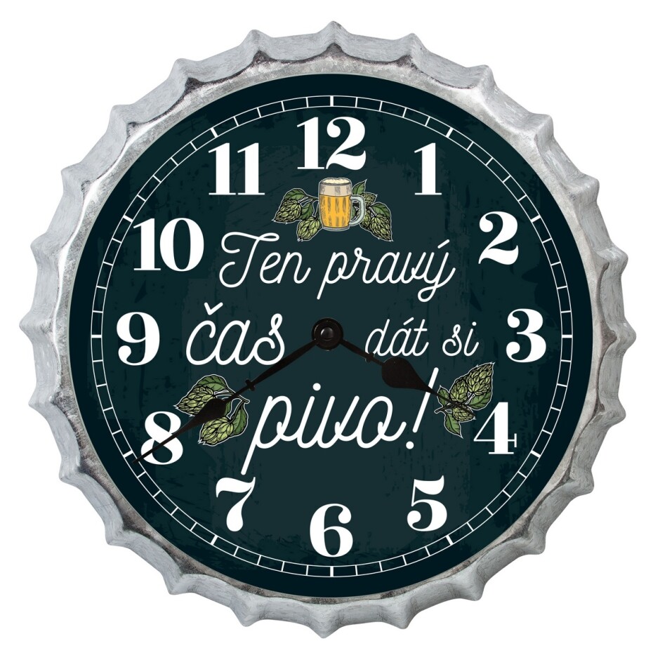 Bohemia Gifts Hodiny - Čas dát si pivo, 35 cm - main (0)