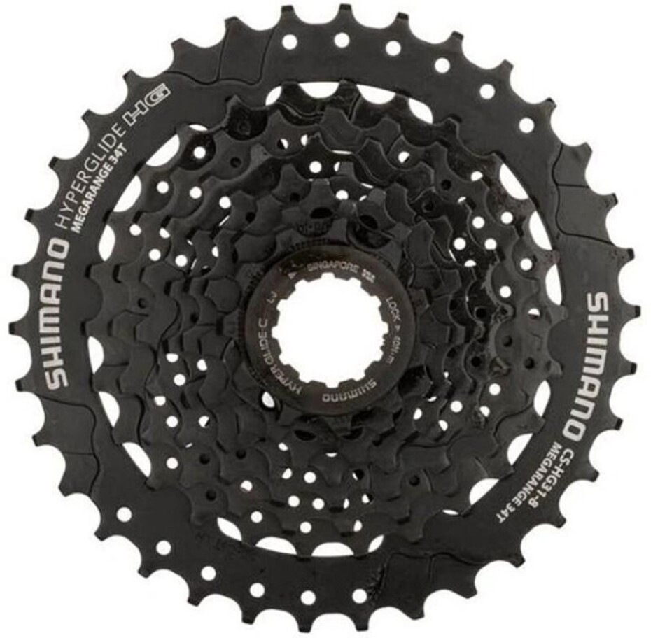 Shimano 8-kazeta CS-HG31 11-34 zubů Megarange, v krabičce - main (0)