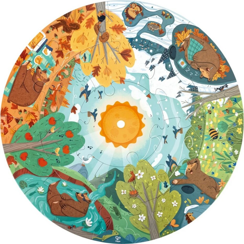 Hape Puzzle - Čtyři roční období - main (0)