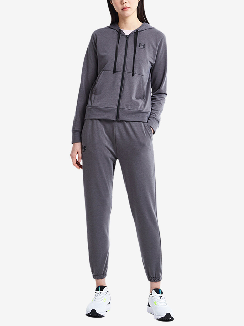 Under Armour Rival Terry Jogger W 1369854-010 grey - main (1)