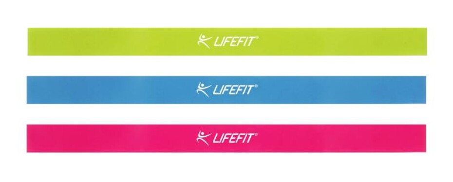 Lifefit Posilovací gumy Soft medium hard 3ks - main (0)