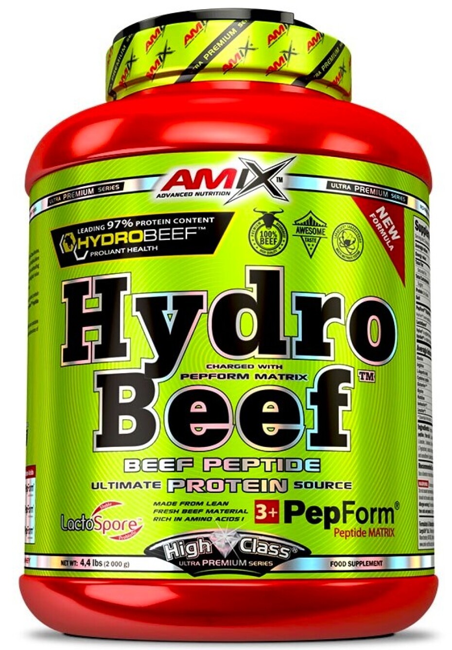 Amix Nutrition HydroBeef Peptide Protein 2000 g čokoláda - višeň - main (0)