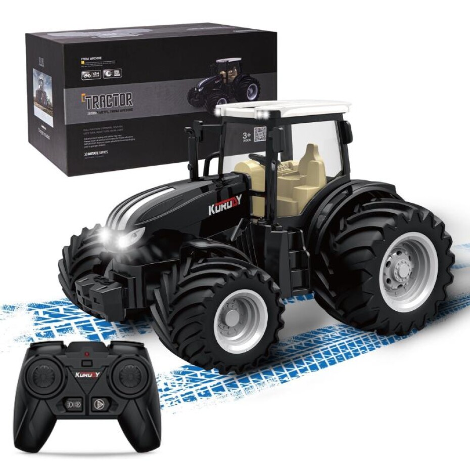 Korody RC TRAKTOR kovový 2,4 Ghz s širokými koly, LED osvětlení, zvuk - main (0)