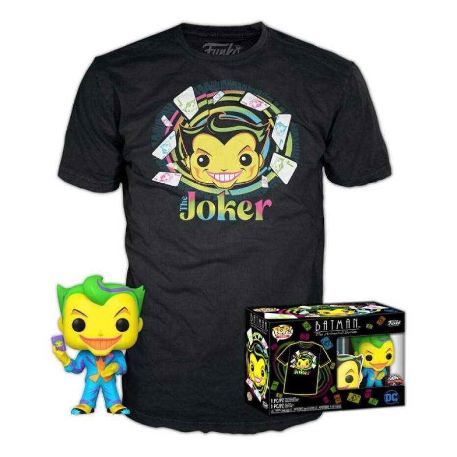Funko POP &amp; Tee: DC Comics - Joker BlackLight special edition (velikost trička XL) - main (0)