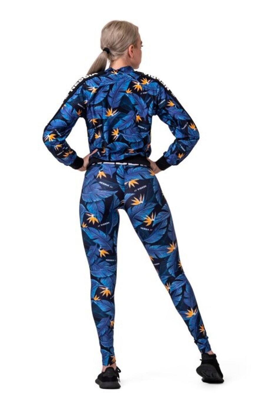 Nebbia legíny Mid Waist Ocean Power 566 modré - main (2)