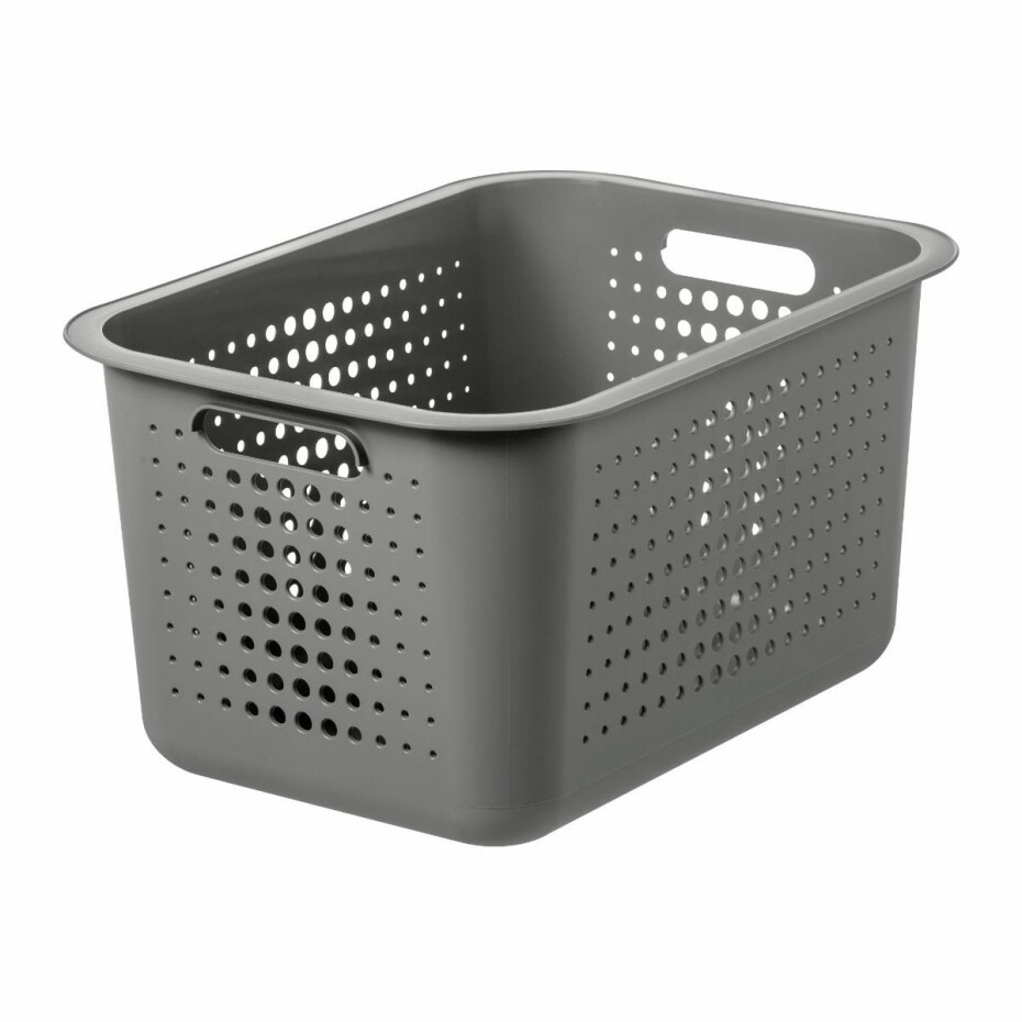 SmartStore Úložný košík Modern, šedá, 37 x 28 x 20 cm, 37 x 28 x 20 cm - main (1)