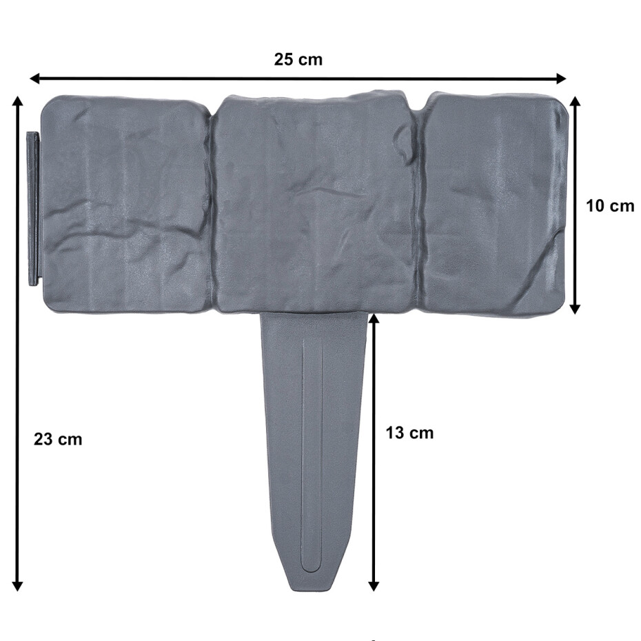 4Home Zahradní palisáda - obrubník Stone, 2,5 m - main (3)