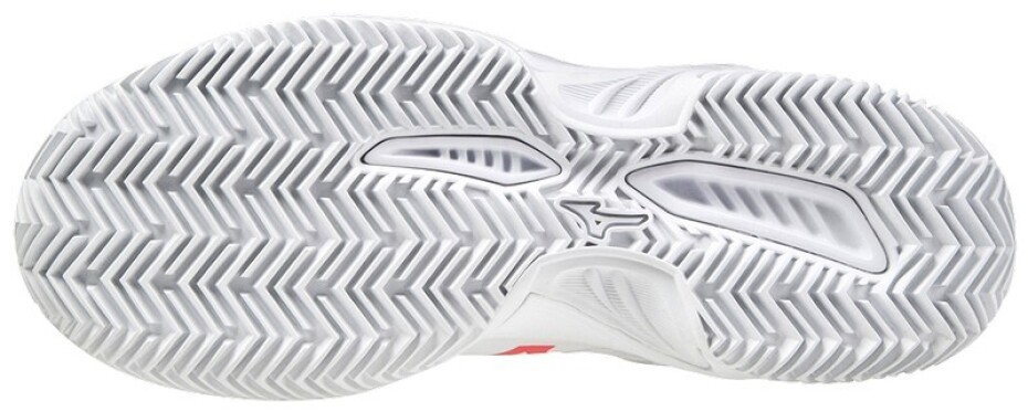 Dětská tenisová obuv Mizuno  Breakshot 3 CC White/IgnititonRed  EUR 32,5 - main (4)